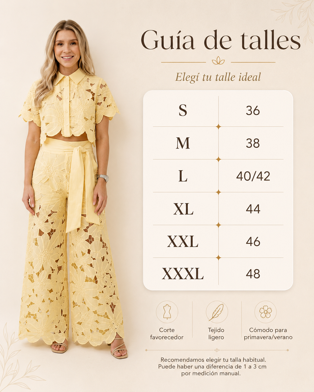 50% DESCUENTO | ISABELLA | Conjunto de dos piezas elegante