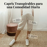 BERMUDAS DE ALGODÓN Y LINO PARA MUJER | OFERTA DÍA DE LAS FAVORITAS
