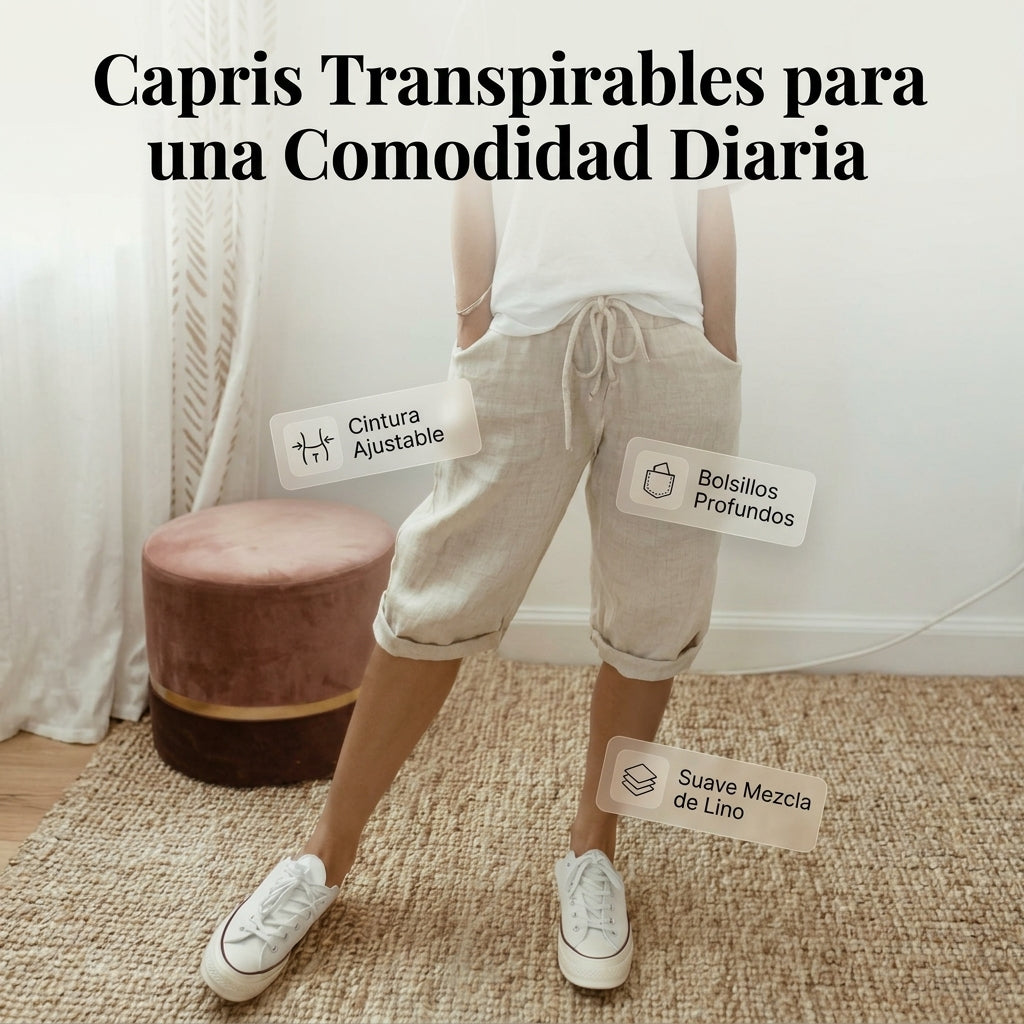 BERMUDAS DE ALGODÓN Y LINO PARA MUJER | OFERTA DÍA DE LAS FAVORITAS