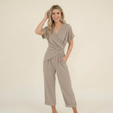 Canela | Conjunto elegante de dos piezas 70% de descuento HOY