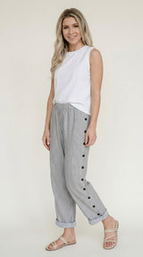 ☀️¡Gran liquidación de primavera 50% y 80% DE DESCUENTO!🌿🌸 Pantalones cómodos de rayas