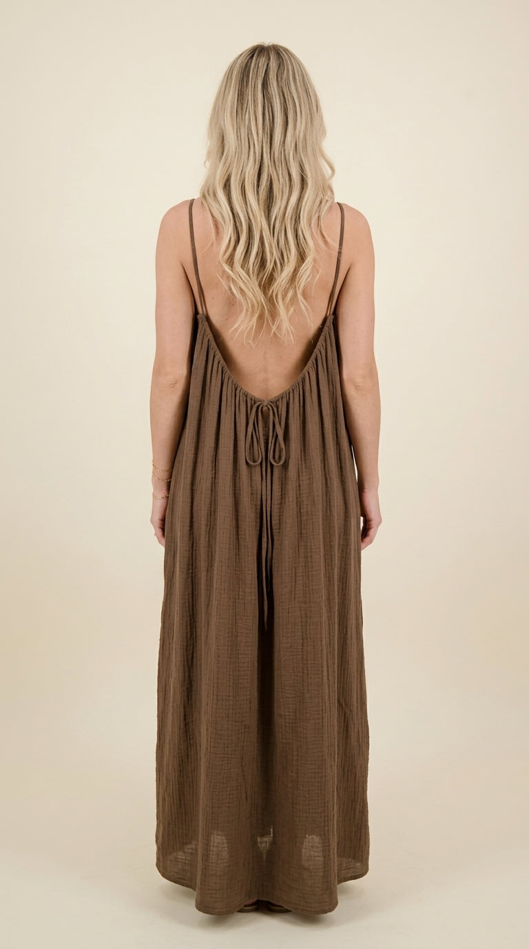 Sophia | Vestido largo sin espalda | FLASH SALE