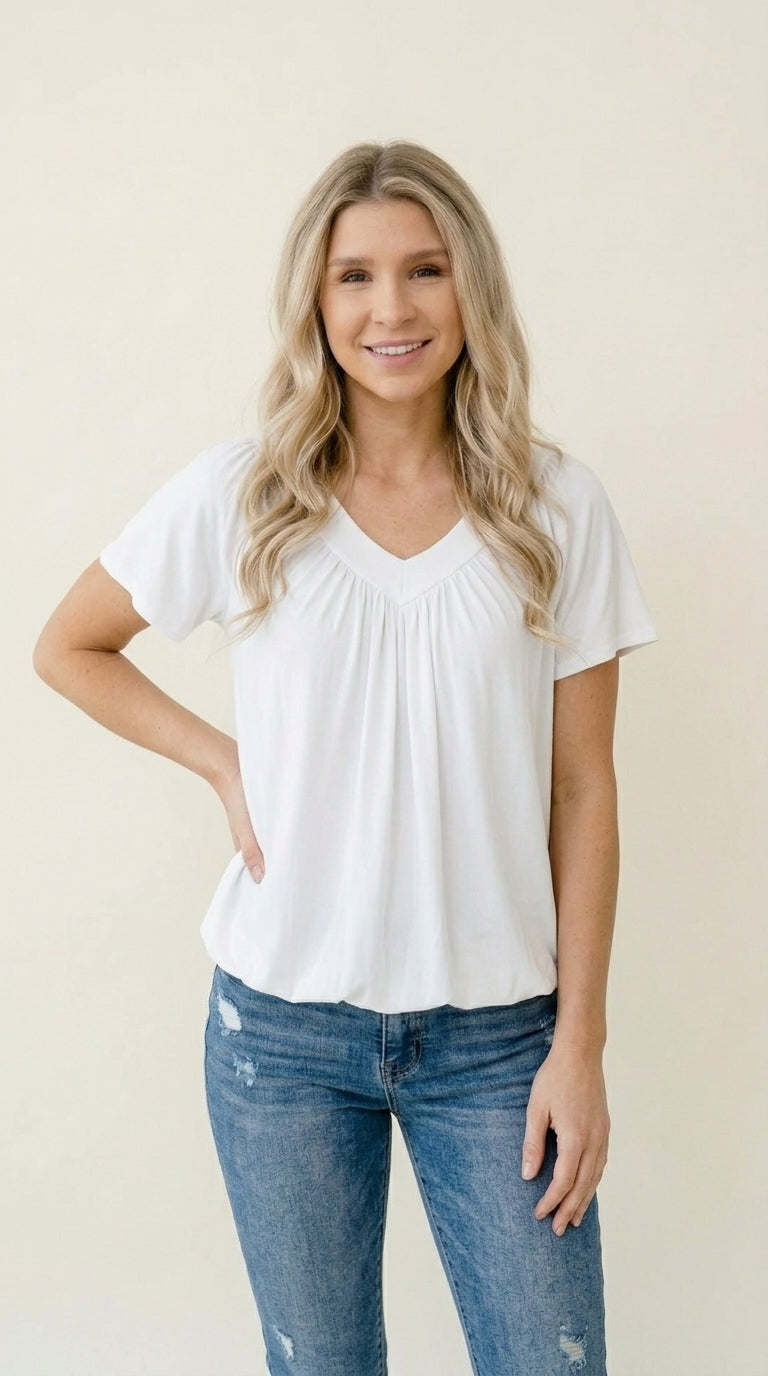 🎁ÚLTIMO DÍA DE OFERTA🔥50% DE DESCUENTO Y 30% DE DESCUENTO EXTRA EN LA 2DA⏳ Camiseta favorecedora de mujer