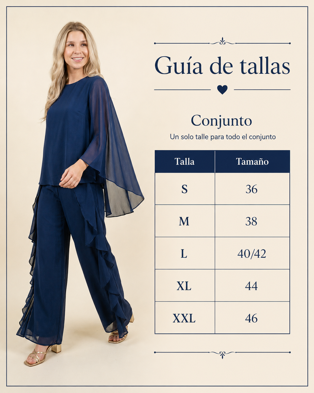 DESCUENTO LANZAMIENTO 70% | ZAIDA CONJUNTO ELEGANTE DOS PIEZAS
