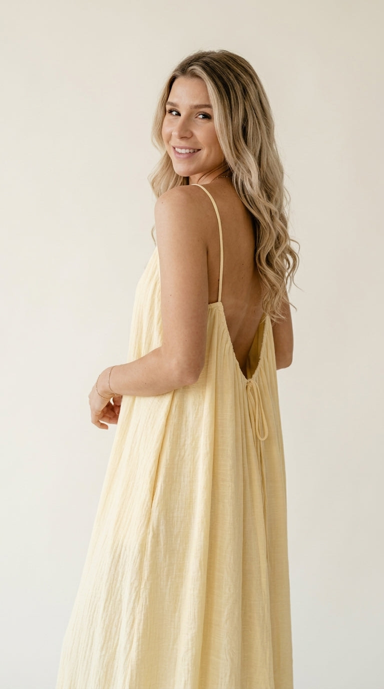 Sophia | Vestido largo sin espalda | FLASH SALE