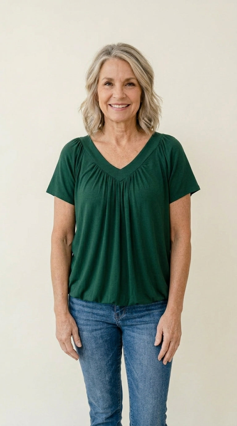 🎁ÚLTIMO DÍA DE OFERTA🔥50% DE DESCUENTO Y 30% DE DESCUENTO EXTRA EN LA 2DA⏳ Camiseta favorecedora de mujer
