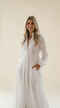 Serena | Flowing Button-Front Maxi Dress