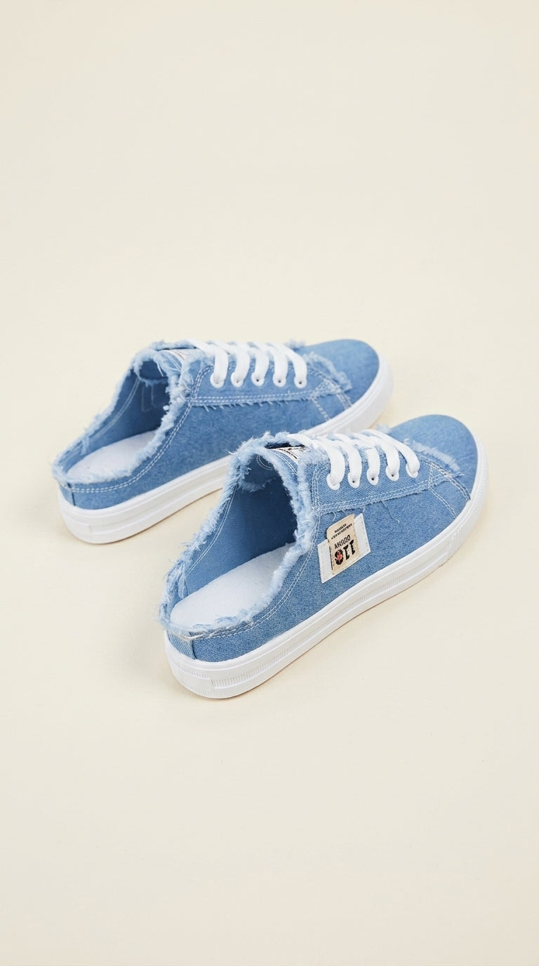 👟 50% DESCUENTO! | Zapatillas Denim perfectas para un look de verano relajado y moderno