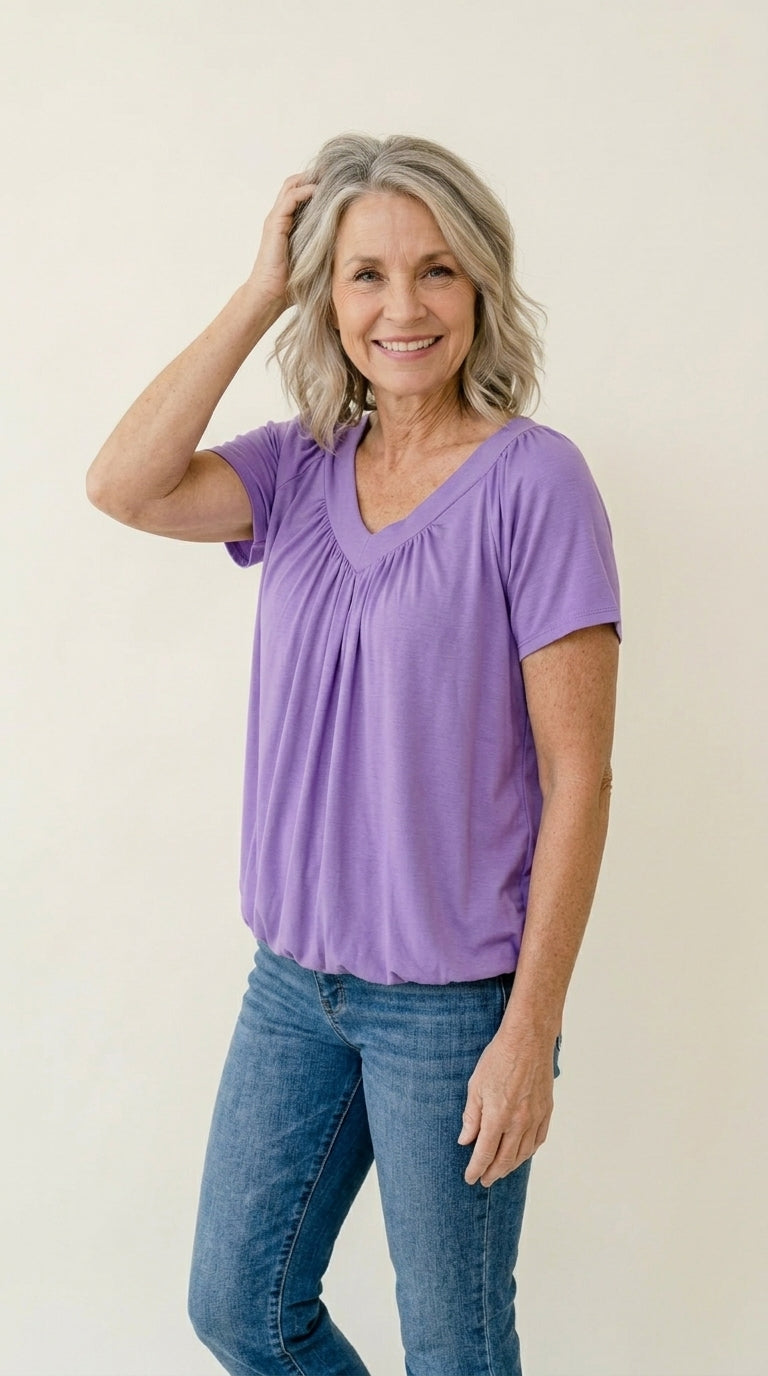 🎁ÚLTIMO DÍA DE OFERTA🔥50% DE DESCUENTO Y 30% DE DESCUENTO EXTRA EN LA 2DA⏳ Camiseta favorecedora de mujer