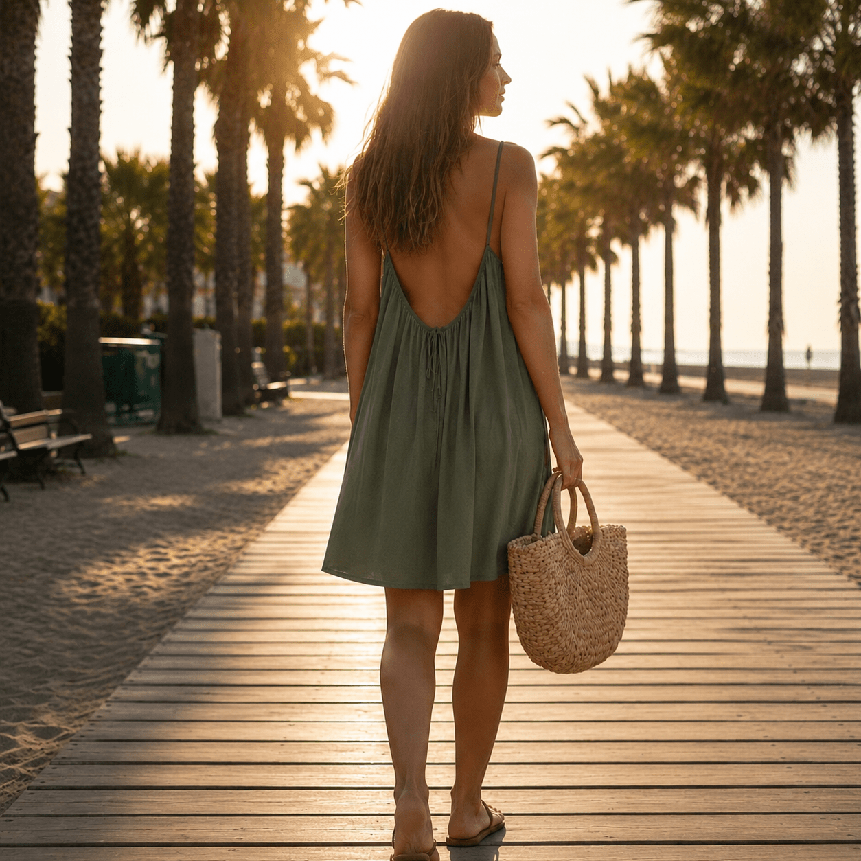 Vestido Renace Corto de Espalda Abierta
