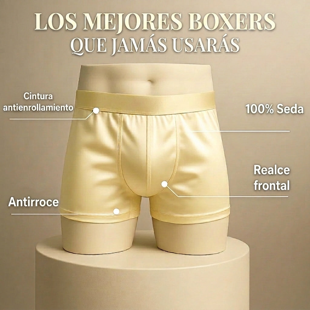 Boxer Seda Comfort | Fresco, suave y sin rozaduras
