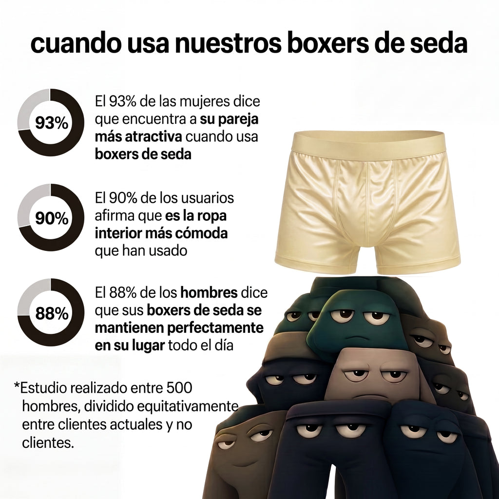 Boxer Seda Comfort | Fresco, suave y sin rozaduras